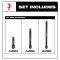 Milwaukee 3PC SHOCKWAVE Impact Duty 3/8" Drive Extension Set